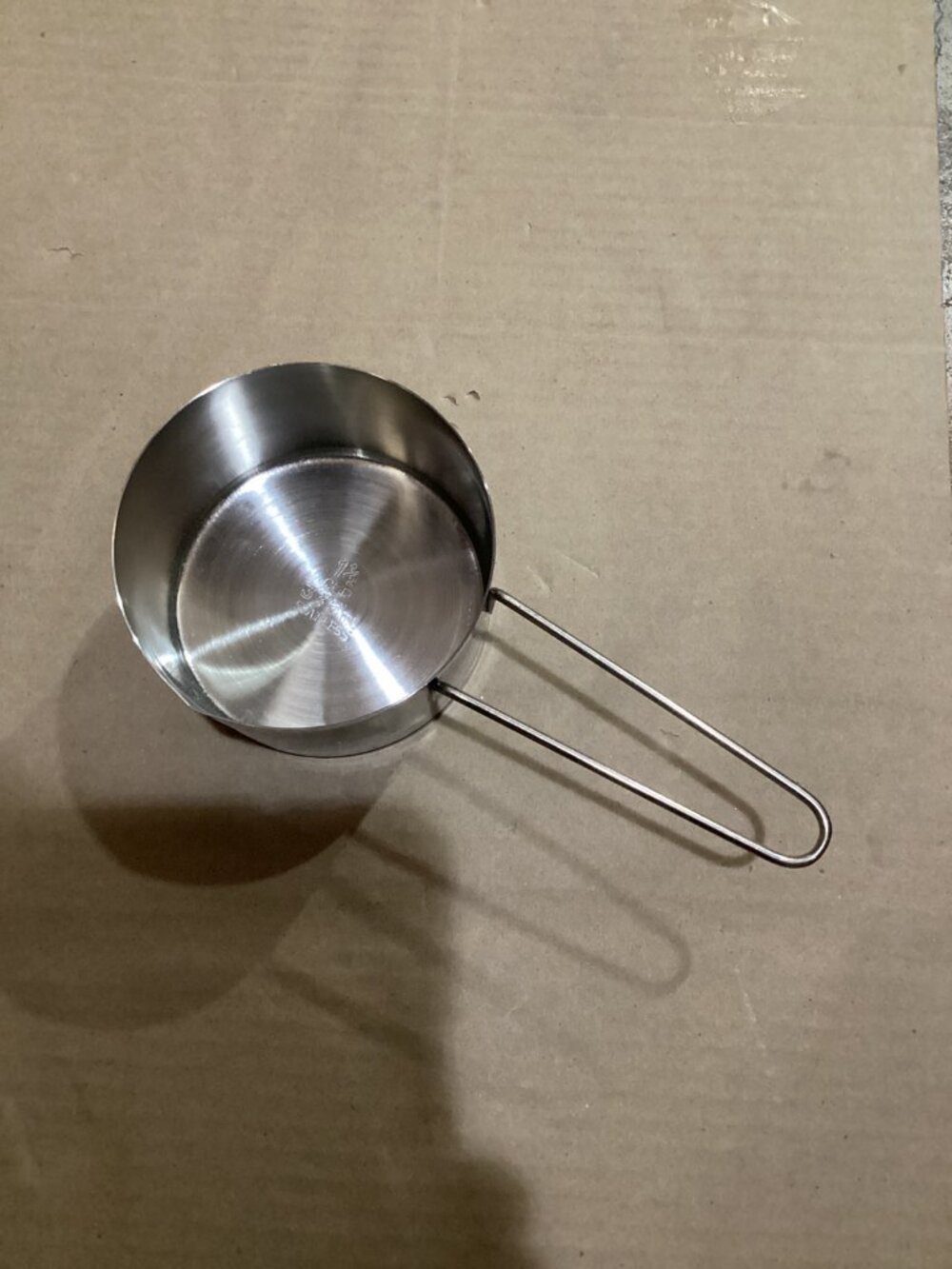 American Metalcraft Stainless Steel Measuring Cup, 1/2-Cup